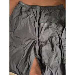 Stearns Dry Wear Pants Size XL Black Net-Lined Snap Leg Drawstring & Elastic